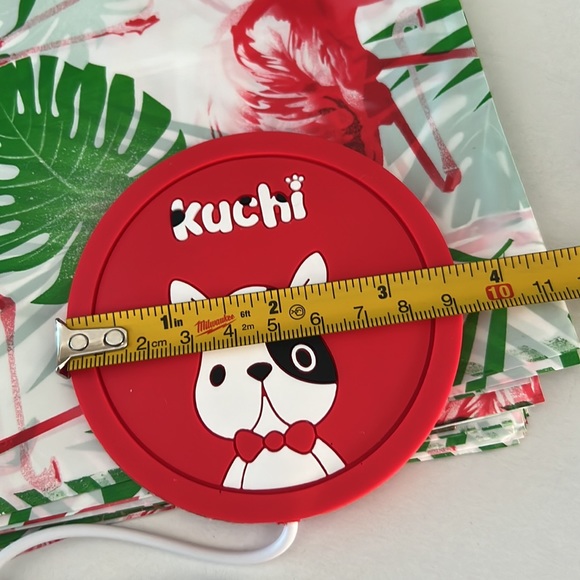 USB Kuchy Coaster French Bull Dog Coaster Mug Heater Mug Pad Mug Warmer Pets - Picture 5 of 5